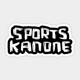 Sportskanone Sticker